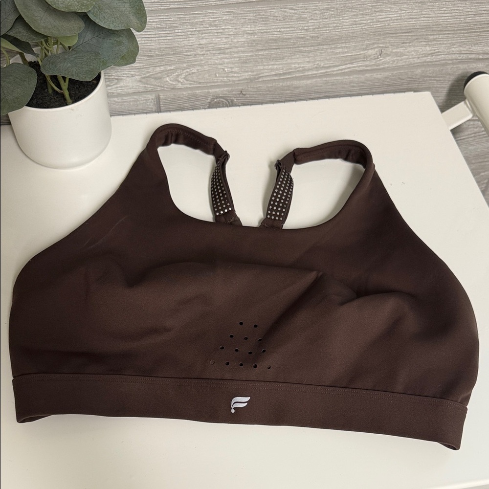 Fabletics Chocolate Brown Sports Bra
